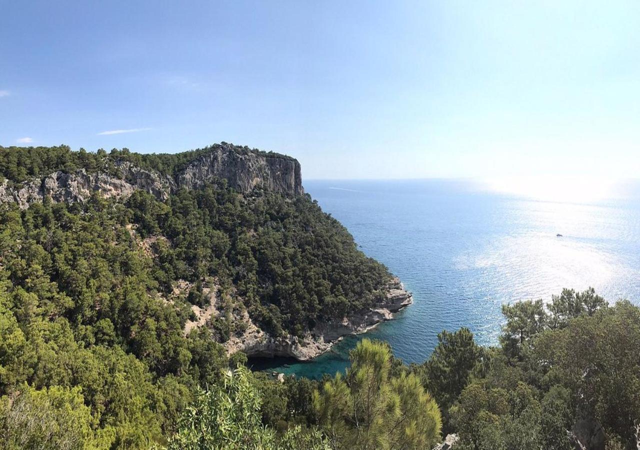 Miramor Hotel & Spa Antalia Esterno foto View of the coast of the island of Elba